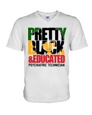 Psychiatric Technician V-Neck T-Shirt tile
