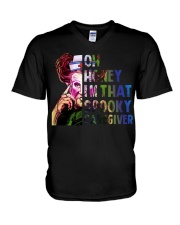 Caregiver V-Neck T-Shirt tile