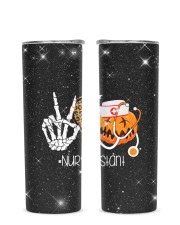 Nursing Assistant Glitter Tumbler tile