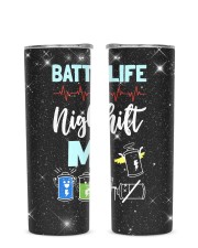 Medical Assistant - MA Glitter Tumbler tile