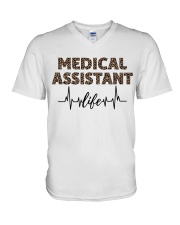 Medical Assistant - MA V-Neck T-Shirt tile