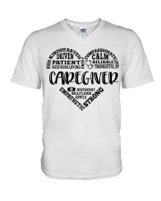 Caregiver V-Neck T-Shirt tile
