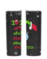 Pharmacy Tech Glitter Tumbler tile