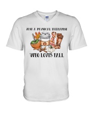 Physical Therapist - PT V-Neck T-Shirt tile