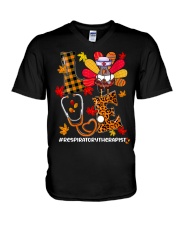 Respiratory Therapist - RT V-Neck T-Shirt tile
