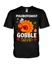 Phlebotomist V-Neck T-Shirt tile
