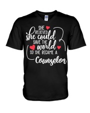 Counselor V-Neck T-Shirt tile