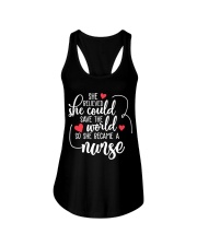 Nurse Ladies Flowy Tank tile