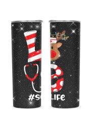 Scrub Life Glitter Tumbler tile