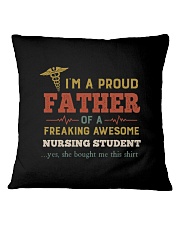 Nursing Student Square Pillowcase tile