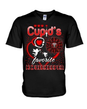 Housekeeper V-Neck T-Shirt tile