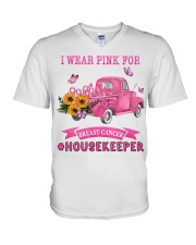 Housekeeper V-Neck T-Shirt tile