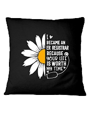 ER Registrar Square Pillowcase tile