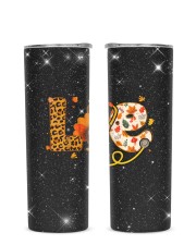 One Thankful Nurse Glitter Tumbler tile