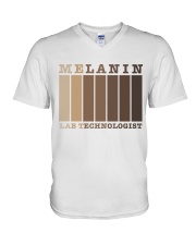 Lab technologist V-Neck T-Shirt tile