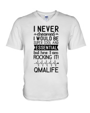 QMA Life V-Neck T-Shirt tile