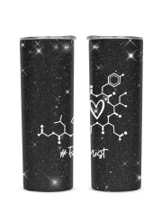 Phlebotomist Glitter Tumbler tile
