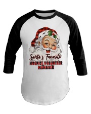 Hospice Volunteer Manager Baseball Tee tile