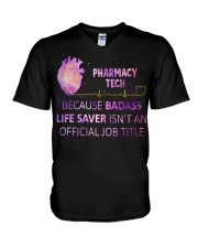 Pharmacy Tech V-Neck T-Shirt tile