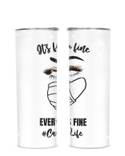 Caregiver Glitter Tumbler tile
