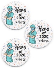 Nurse Circle ornament - 3 pieces (porcelain) front