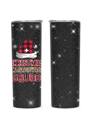 Caregiver Glitter Tumbler tile