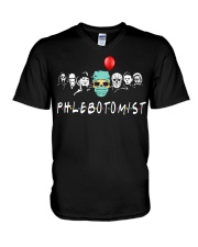 Phlebotomist V-Neck T-Shirt tile