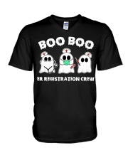 ER Registration V-Neck T-Shirt tile
