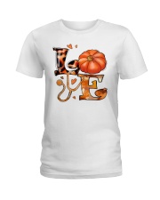 LOVE autumn sign Ladies T-Shirt tile