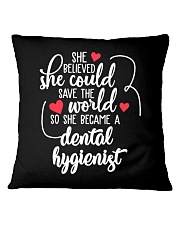 Dental Hygienist Square Pillowcase tile