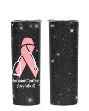 Administrator Assistant Glitter Tumbler tile