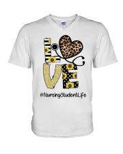 Nursing Student V-Neck T-Shirt tile
