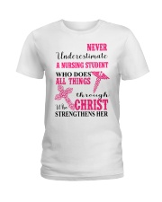 Nursing Student Ladies T-Shirt tile