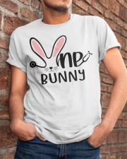 Nurse Practitioner - NP Bunny Easter Classic T-Shirt apparel-classic-tshirt-lifestyle-26