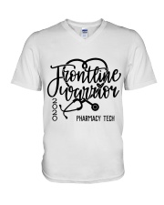 Pharmacy Tech V-Neck T-Shirt tile