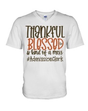 Admissions Clerk V-Neck T-Shirt tile