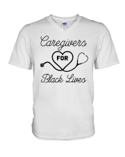 Caregiver V-Neck T-Shirt tile