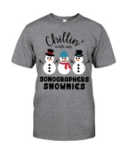 Sonographer Christmas Classic T-Shirt front