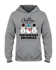 Sonographer Christmas Hooded Sweatshirt tile