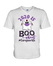 Caregiver V-Neck T-Shirt tile