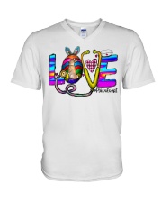 Phlebotomist V-Neck T-Shirt tile