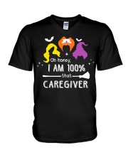 Caregiver V-Neck T-Shirt tile
