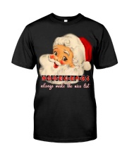 Housekeeper Christmas Classic T-Shirt front