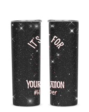 Housekeeper Glitter Tumbler tile