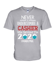 Cashier V-Neck T-Shirt tile