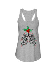 Respiratory therapist Christmas Ladies Flowy Tank tile