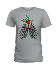 Respiratory therapist Christmas Ladies T-Shirt tile