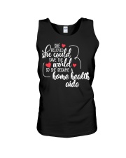 Home Health Aide Unisex Tank tile