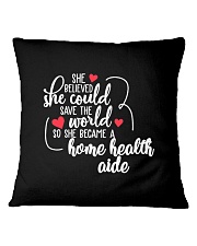 Home Health Aide Square Pillowcase tile