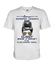 Respiratory Therapist - RT V-Neck T-Shirt tile